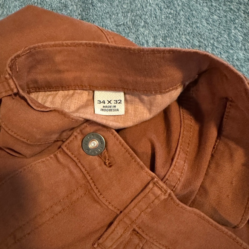Men's Rust Jeans 34x32